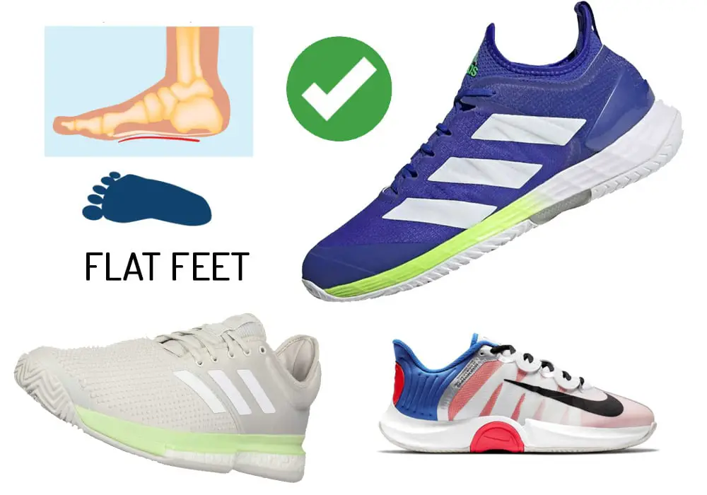 5 Best Court Tennis Shoes For Flat Feet in 2023